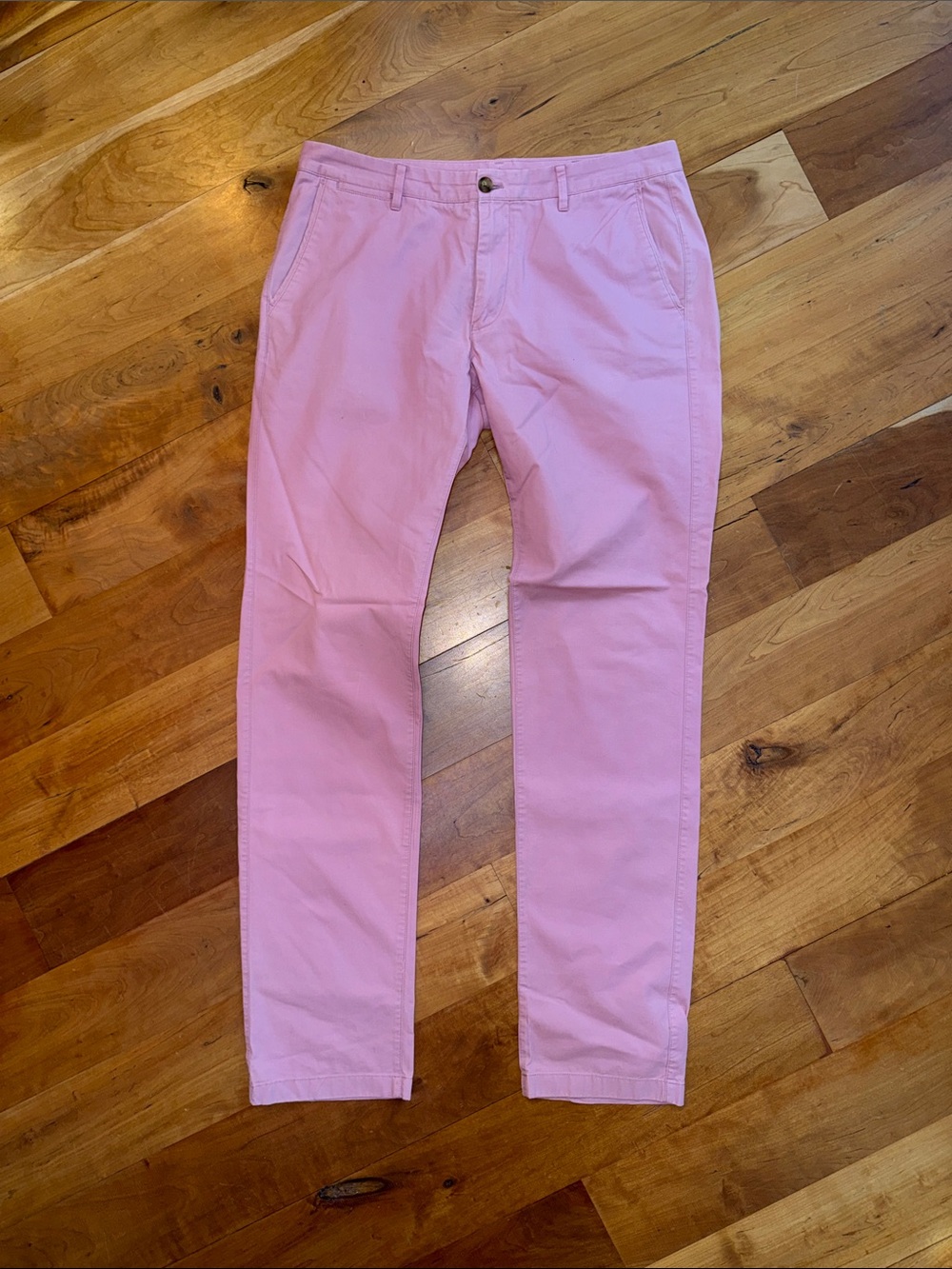 Bonobos Summer Weight Chinos – Hampton Pink – Slim Fit – 34x36